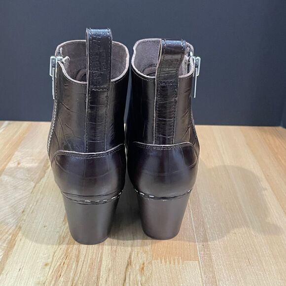 Swedish Hasbeens Boots Zip It Emy Clog Ankle Boots | NWOB - Picture 4 of 7